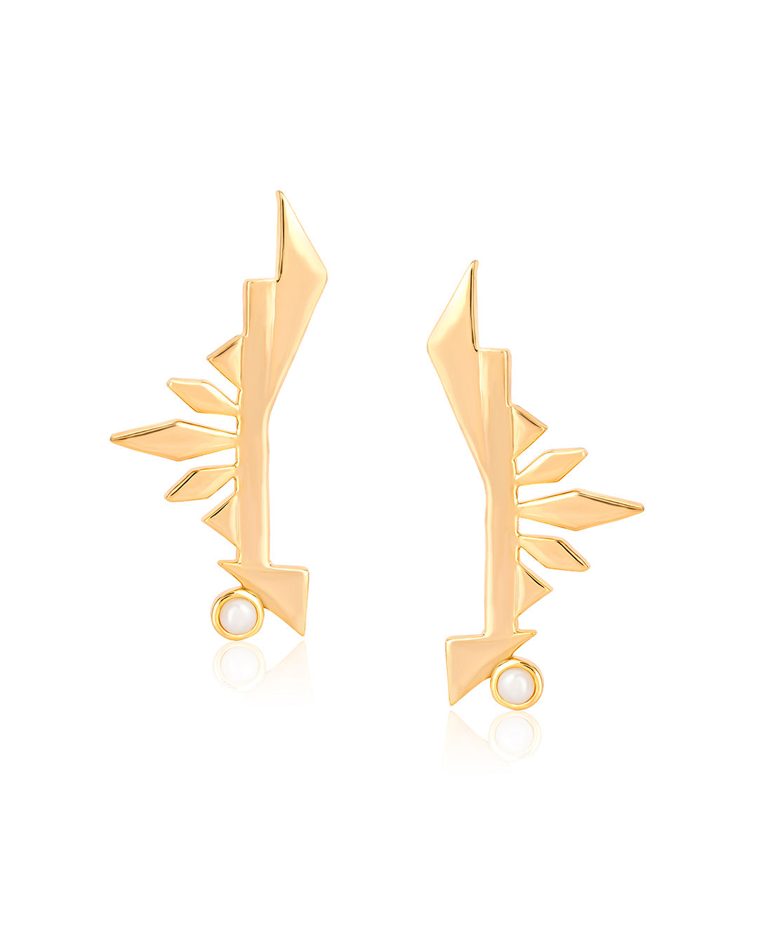 Geometric Sunshine Earring