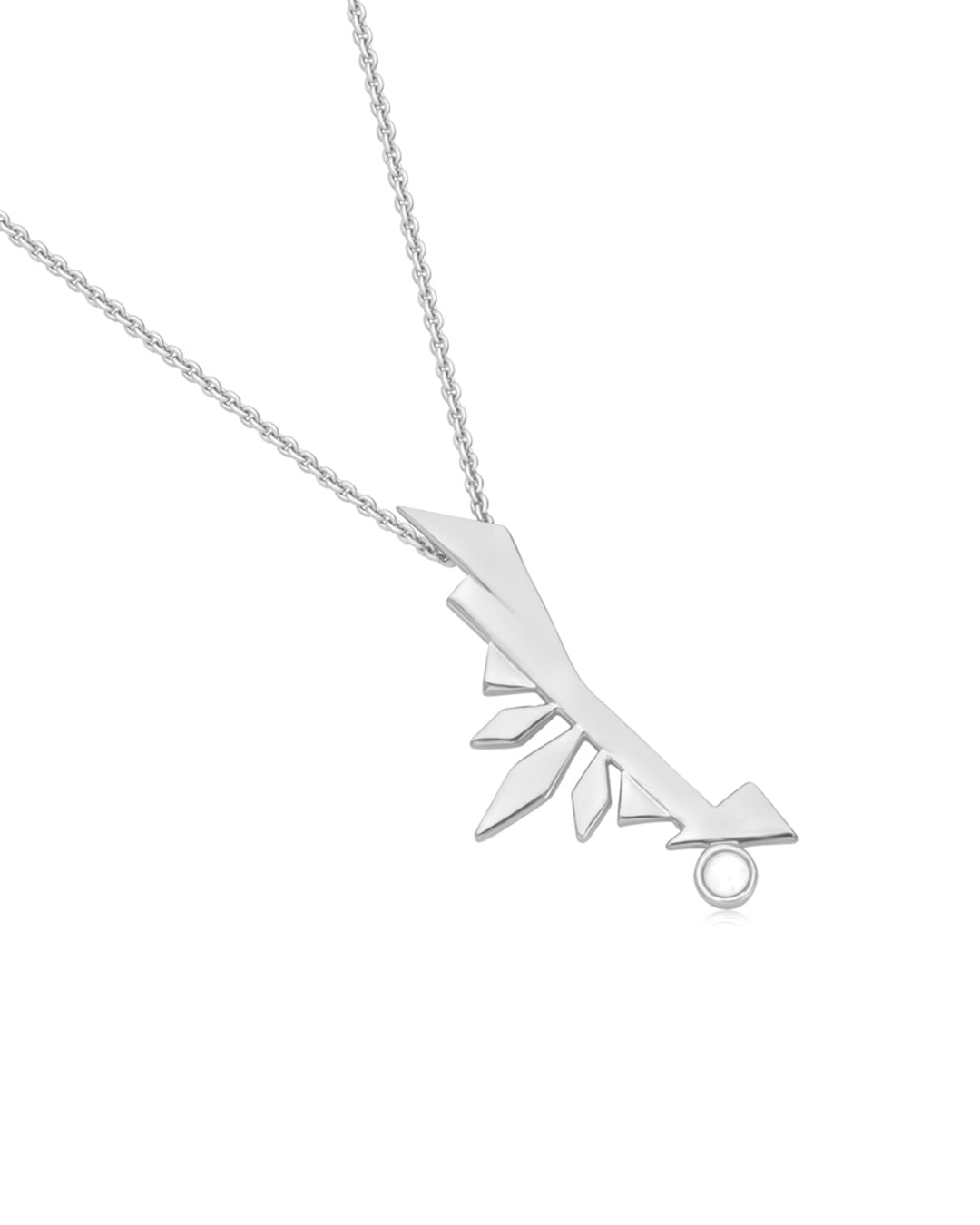 Geometric Sunshine Pendant Necklace