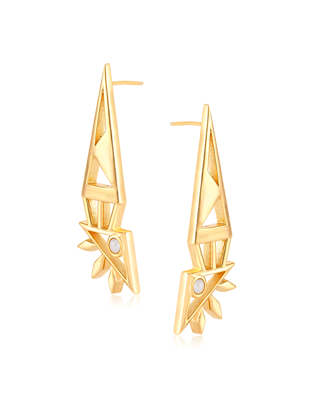 Triangular Goddess Earring